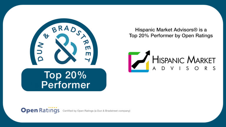 Hispanic Market Advisors Certified by Open Ratings