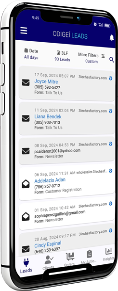 Odigeí Leads App
